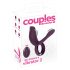 Choix des Couples - anneau pénien vibrant et radio (violet)