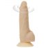 Naked Addiction Rotating 7 - vibromasseur rechargeable et rotatif (18 cm) - naturel