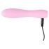 Cuties Mini 3 - vibromasseur nervuré rechargeable et étanche (rose)