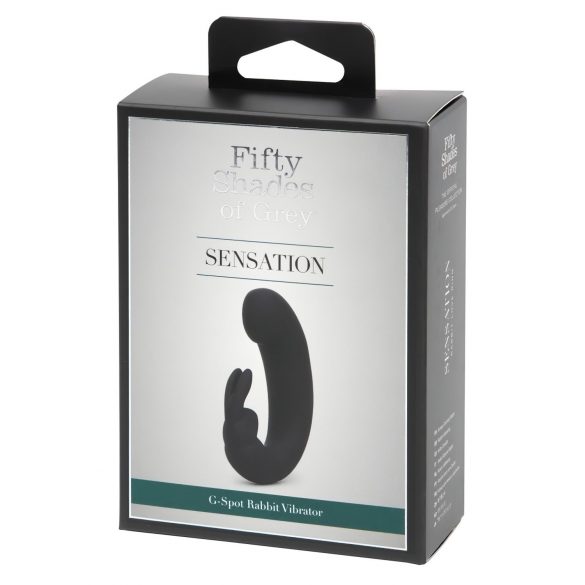 Les cinquante nuances de Grey Sensation - Vibromasseur avec stimulateur clitoridien (noir)