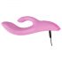 SMILE Gode vibrant rechargeable avec stimulateur clitoridien (rose)