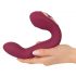 Javida Thumping - vibrateur pulsant pour point G et clitoris (rouge)