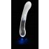 You2toys Liaison - vibromasseur en silicone et verre LED (transparent-blanc)