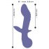 AWAQ.U 2 - vibromasseur point G avec 2 moteurs, rechargeable (violet)