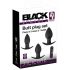 Black Velvet - ensemble de vibromasseurs anaux rechargeables - 3 pièces (noir)