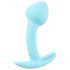 Plug Anal Mini Cuties - en silicone - bleu (2,6 cm)