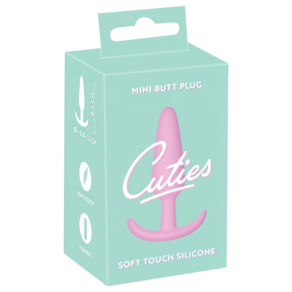 Plug Anal Mini Cuties - plug en silicone - rose (2,1 cm)