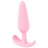 Plug Anal Mini Cuties - plug en silicone - rose (2,1 cm)