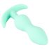 Plug Anal Mini Cuties - en silicone menthe (2,3 cm)