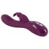 SOURIRE - vibrateur rechargeable à 3 moteurs avec stimulateur de clitoris (violet)