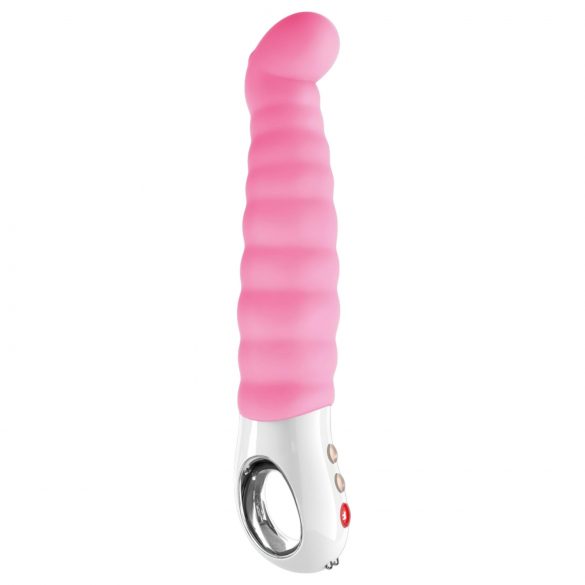 Fun Factory G5 - vibromasseur point G nervuré, rechargeable et étanche (rose)