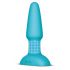 b-Vibe - Vibrateur anal à perles rotatives rechargeable (turquoise)