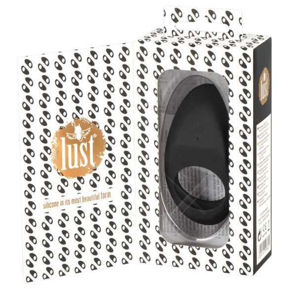 Lust - anneau pénien vibrant rechargeable (noir)