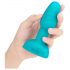 b-Vibe Rimming - Vibromasseur Anal à Perles Rotatives (Turquoise)