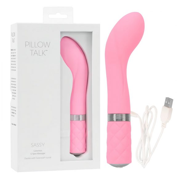 Pillow Talk Sassy - vibromasseur rechargeable point G (rose)