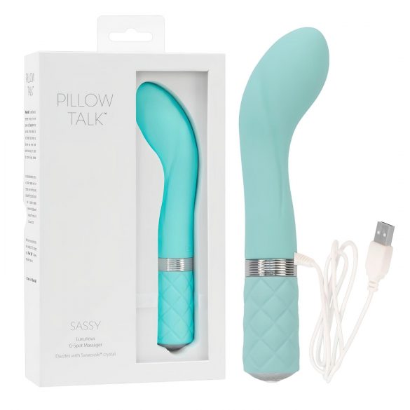 Pillow Talk Sassy - Vibromasseur G-spot (turquoise)