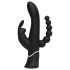 Happyrabbit Triple - Vibromasseur rechargeable à double stimulation (noir)