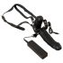 Double Thruster - gode ceinture double vibromasseur (noir)