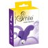 Doigt Sourire - vibrateur en silicone ondulé (violet)