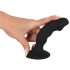 Black Velvet - vibromasseur anal avec pénis rechargeable (noir)