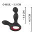 You2Toys Masseuse - masseur rechargeable pour la prostate avec fonction de rotation et de chauffage (noir)