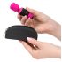 PalmPower Pocket Wand - mini vibromasseur massant (rose-noir)