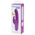 Happyrabbit Réaliste Slim - Vibrateur rechargeable avec stimulateur clitoridien (violet)