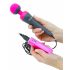 PalmPower Wand - vibromasseur massant avec powerbank (rose-gris)