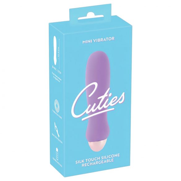 Cuties Mini Violet - vibromasseur en silicone rechargeable