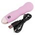 Cuties Mini Rose - vibrateur ondulé rechargeable (rose)