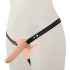 You2Toys - Strap-On - vibromasseur double rechargeable (naturel)