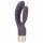 You2Toys Elegant Double - vibromasseur rechargeable avec stimulateur clitoridien (violet foncé)