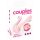 Couples Choice - Vibromasseur double moteur (rose pâle)