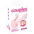 Couples Choice - Vibromasseur double moteur (rose pâle)