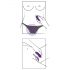 SMILE Culotte - vibromasseur clitoridien sans fil (violet)