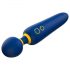 ROMP Flip Wand - masseur vibrant rechargeable et étanche (bleu)