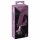 Vibromasseur G-spot avec stimulateur clitoridien rechargeable - Violet