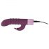 Vibromasseur G-spot avec stimulateur clitoridien rechargeable - Violet