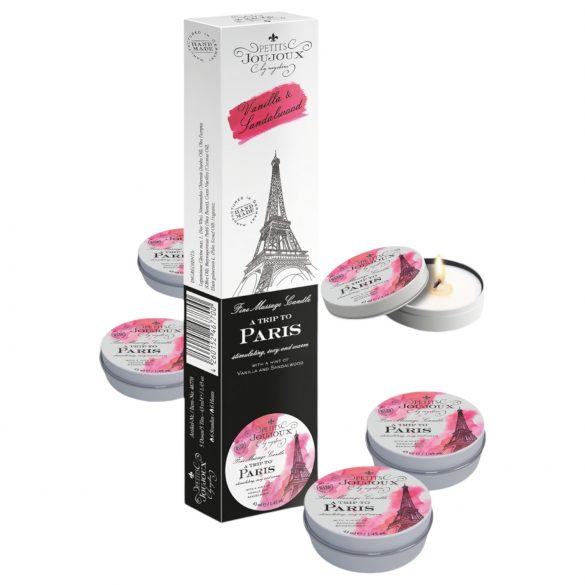 Petits Joujoux Paris - Bougie de massage - Vanille-Santal (5 x 43ml)