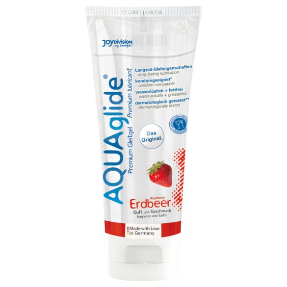 AQUAglide - lubrifiant à base d'eau - fraise (100ml)