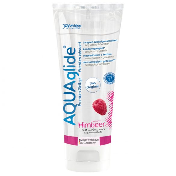 AQUAglide - lubrifiant à base d'eau - framboise (100ml)