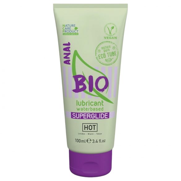 HOT BIO Superglide Anal - lubrifiant anal à base d'eau végane (100 ml)