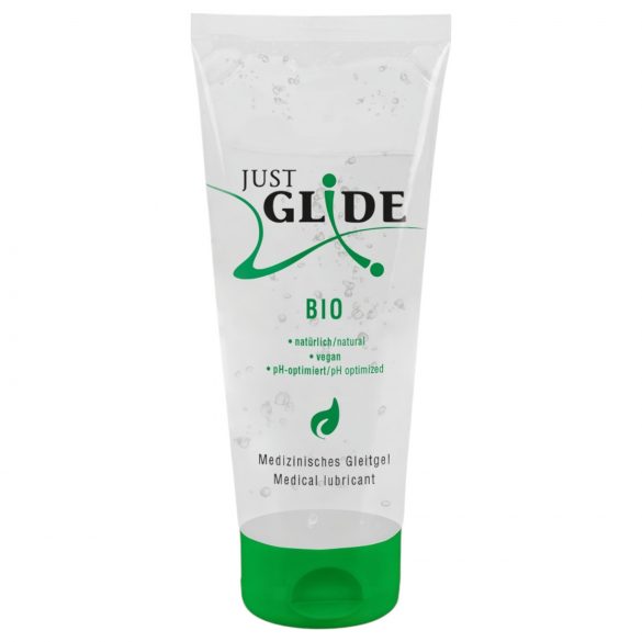 Just Glide Bio - Lubrifiant vegan à base d'eau (200 ml)