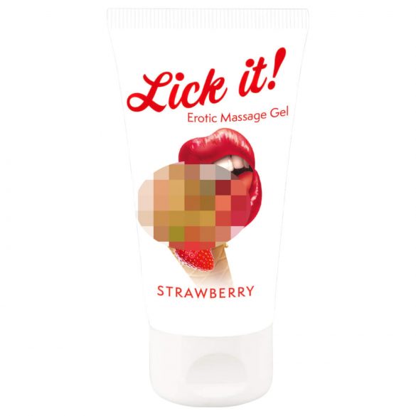 Lèche-moi ! - Lubrifiant comestible - fraise (50ml)