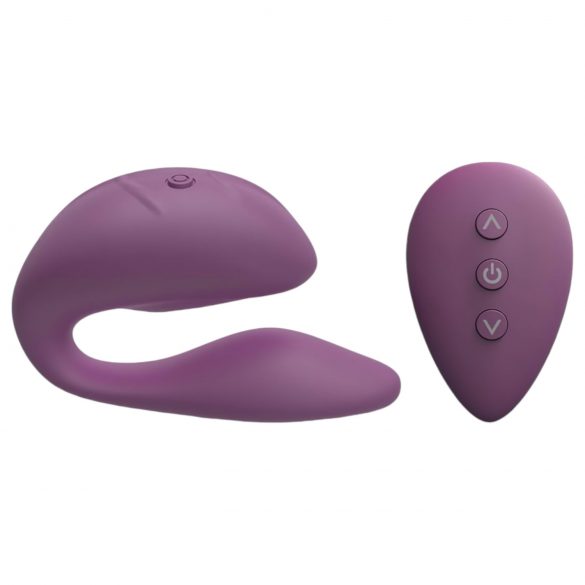 Cotoxo Cupid 2 - Vibromasseur avec télécommande pour couples (violet)