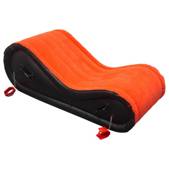 Coussin Magique - Mobilier BDSM Gonflable - Menottes - Grand (Rouge)