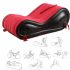 Coussin Magique - Mobilier BDSM Gonflable - Menottes - Grand (Rouge)