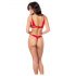 Mapalé - Ensemble soutien-gorge ouvert (rouge)