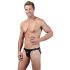 Boxer minimaliste brillant pour homme (noir)