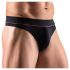 Svenjoyment - String homme en coton bio confortable (noir) - XL